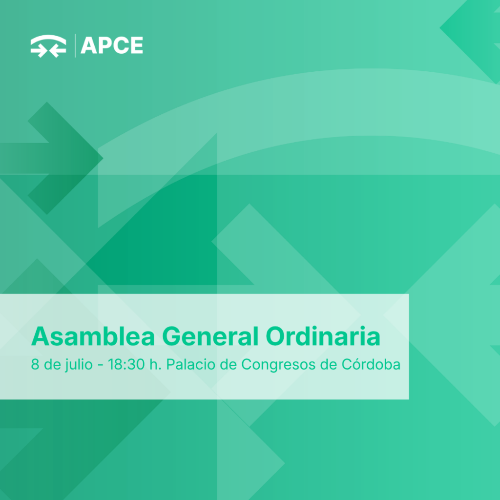 La APCE celebrará su Asamblea General Ordinaria el próximo 8 de julio en Córdoba